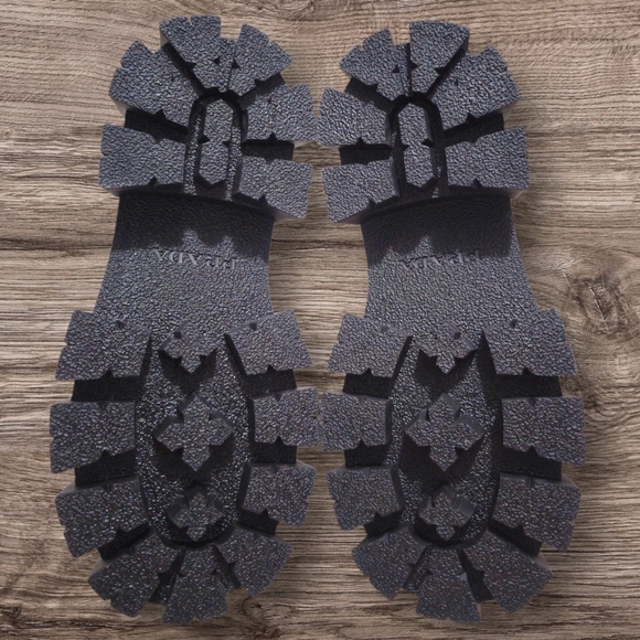 DS Prada Monolith Re-Nylon Ankle Boots - Black - Size 41 - 1T933M - Authentic - Picture 6 of 6